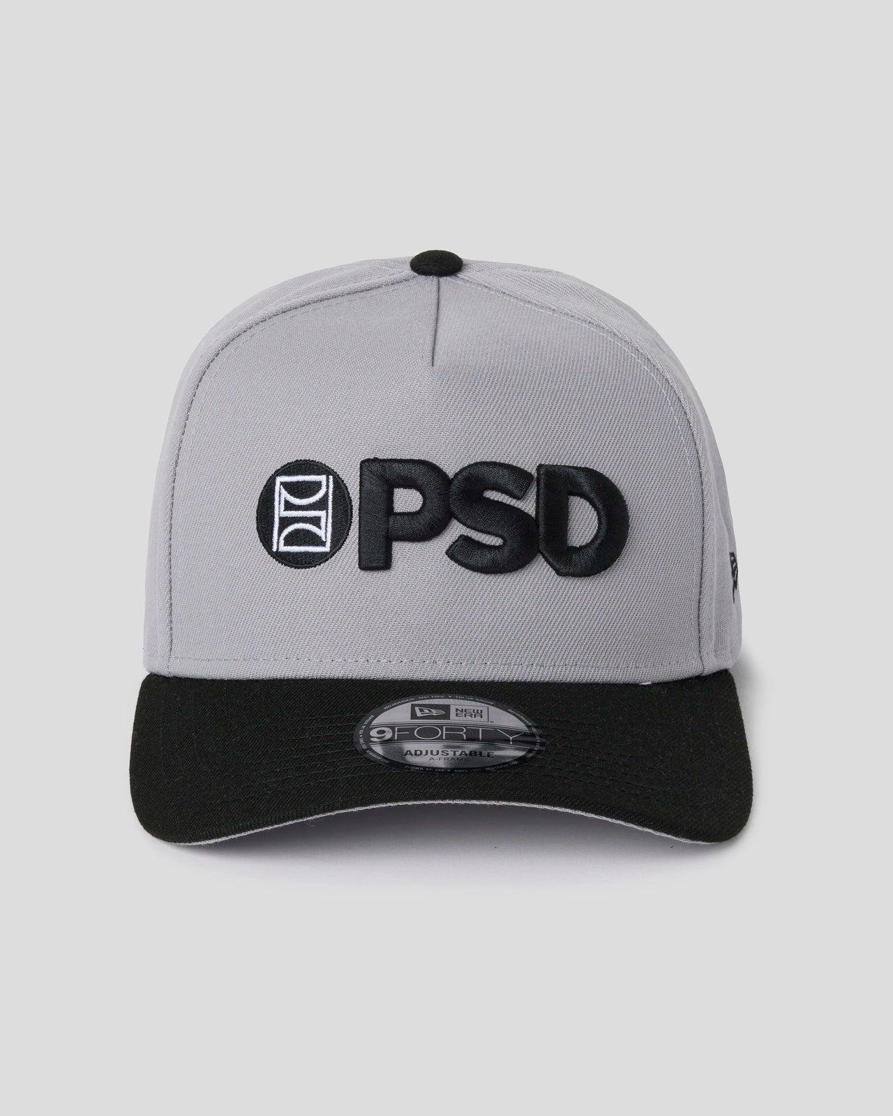 New Era x PSD Logo Hat Grey/Black Male Product Image