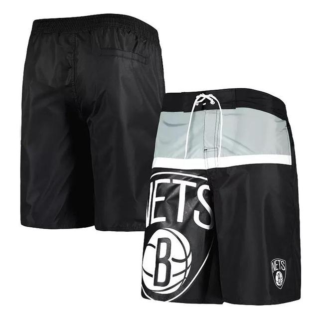 Mens G-III Sports by Carl Banks Brooklyn Nets Sea Wind Swim Trunks Product Image