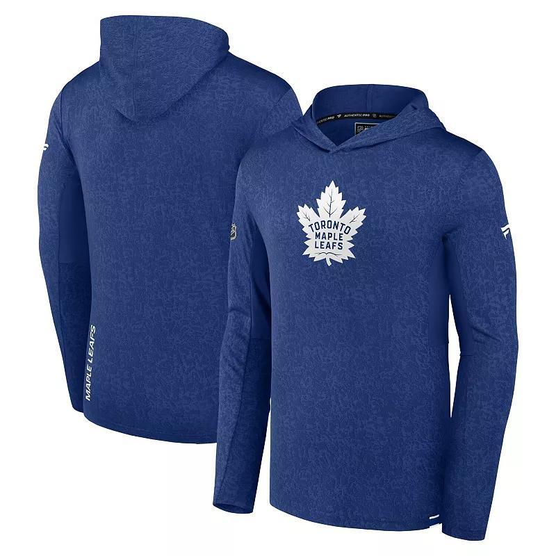 Mens Fanatics Branded Blue Toronto Maple Leafs Authentic Pro Lightweight Pullover Hoodie Product Image