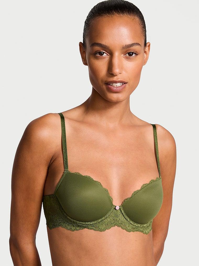 Smooth & Lace Lightly Lined Classic Coverage Demi Bra Product Image