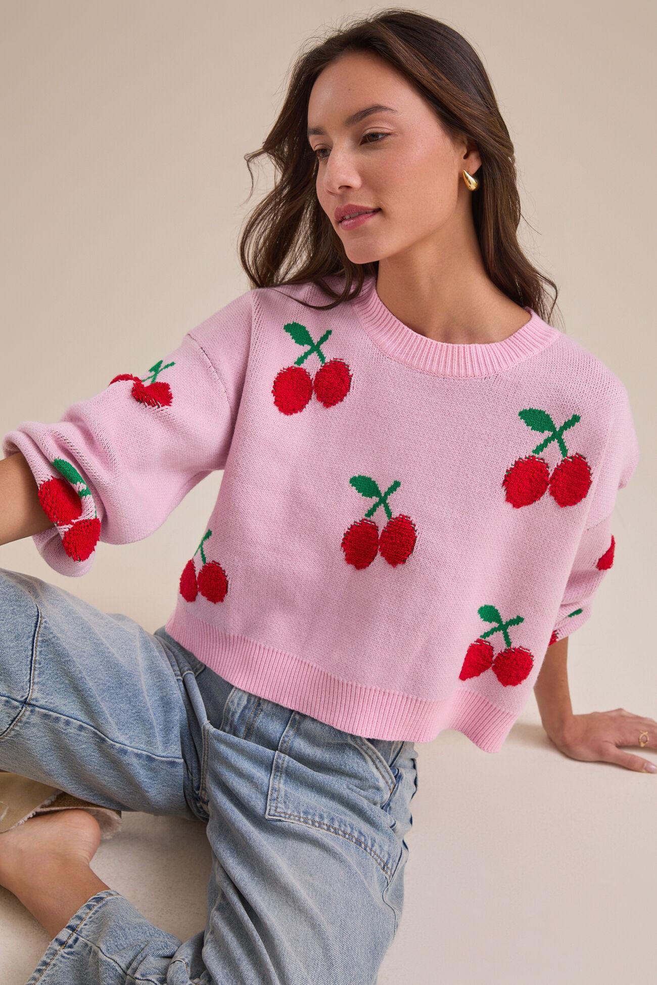 Charli Cherry Sweater product image