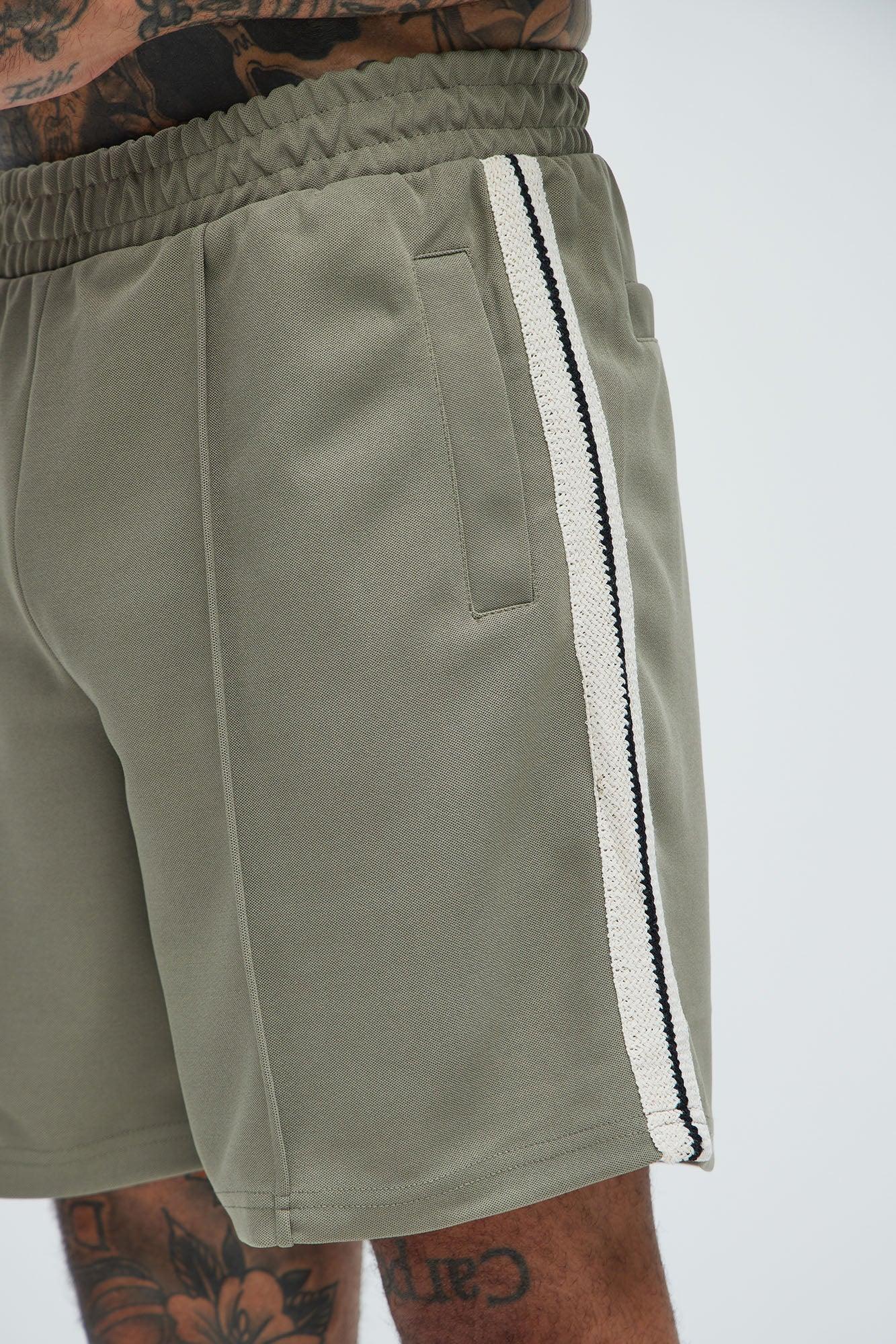 Dennis Relaxed Shorts - Olive Product Image