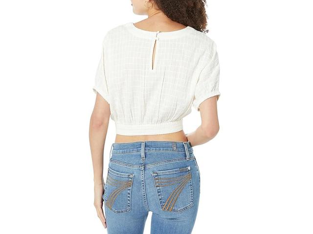 Faherty Cala Windowpane Organic Cotton Top Product Image