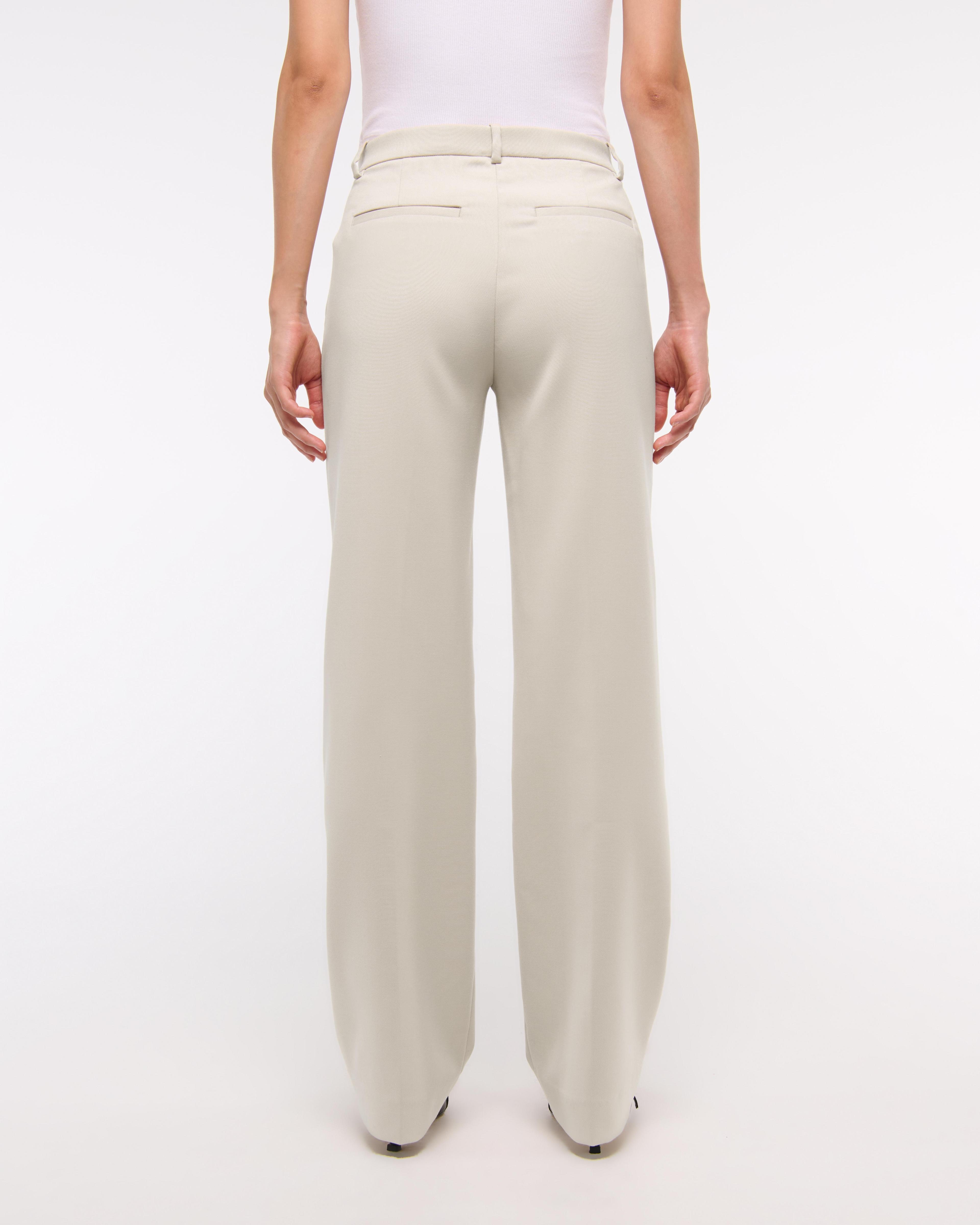 Mid Rise Tailored Straight Pant Product Image