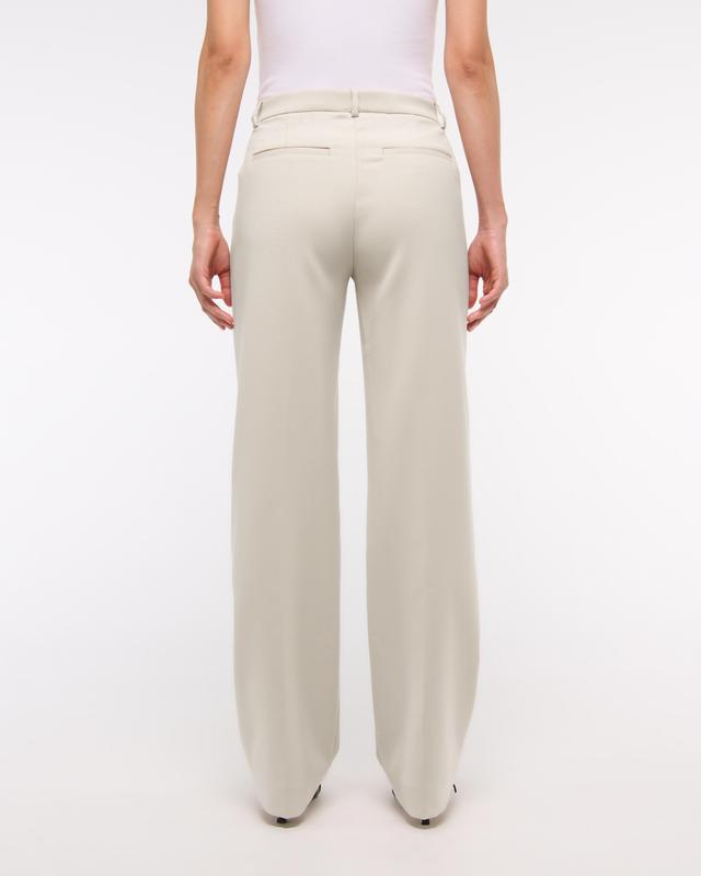 Mid Rise Tailored Straight Pant Product Image