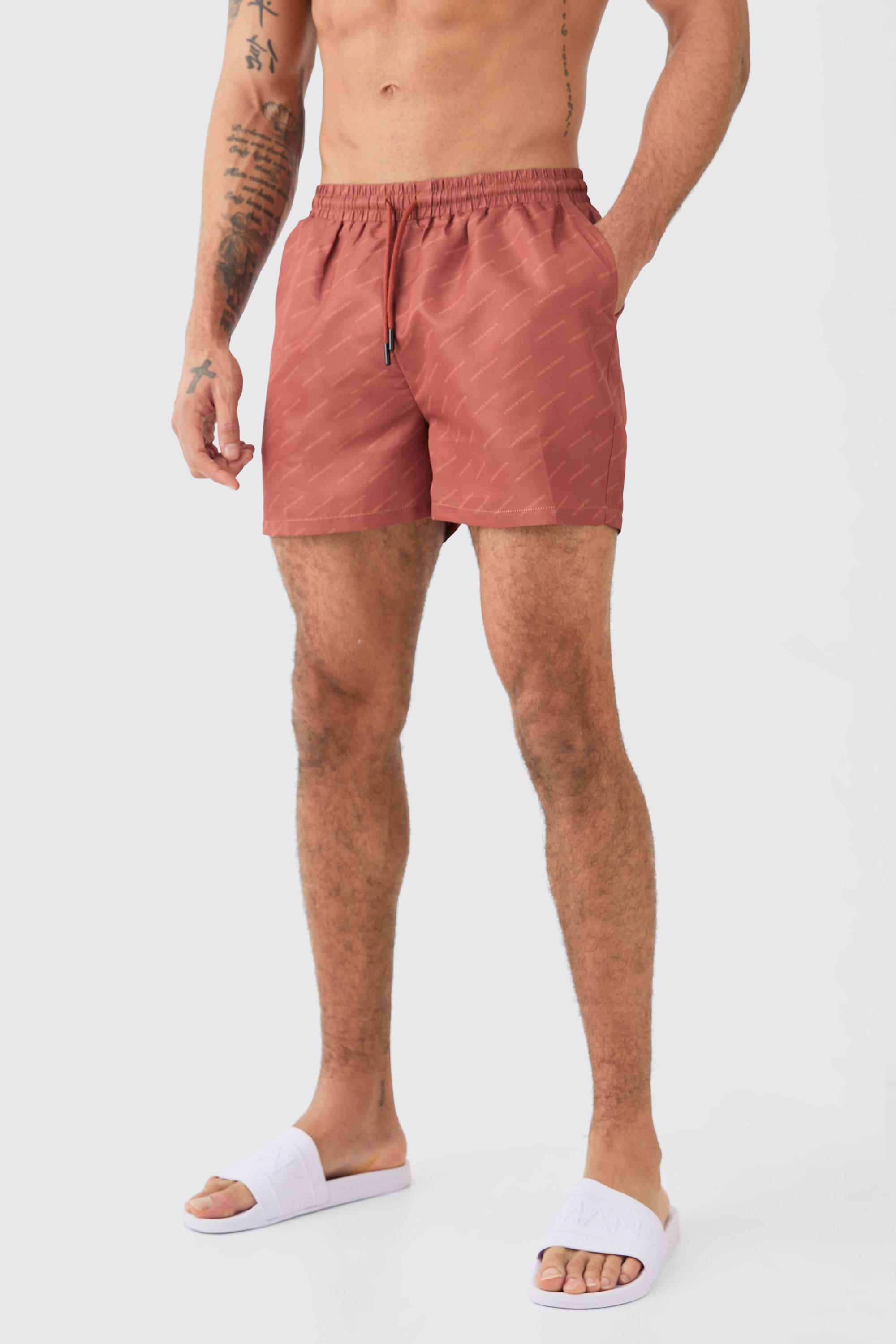 Short Length Limited Edition Swim Short | boohooMAN USA Product Image