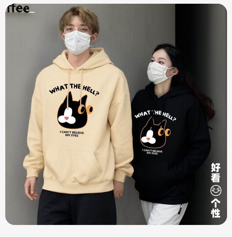 Cartoon Print Hoodie Product Image