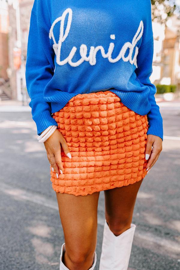 Stunning Vibes Skirt In Orange Product Image