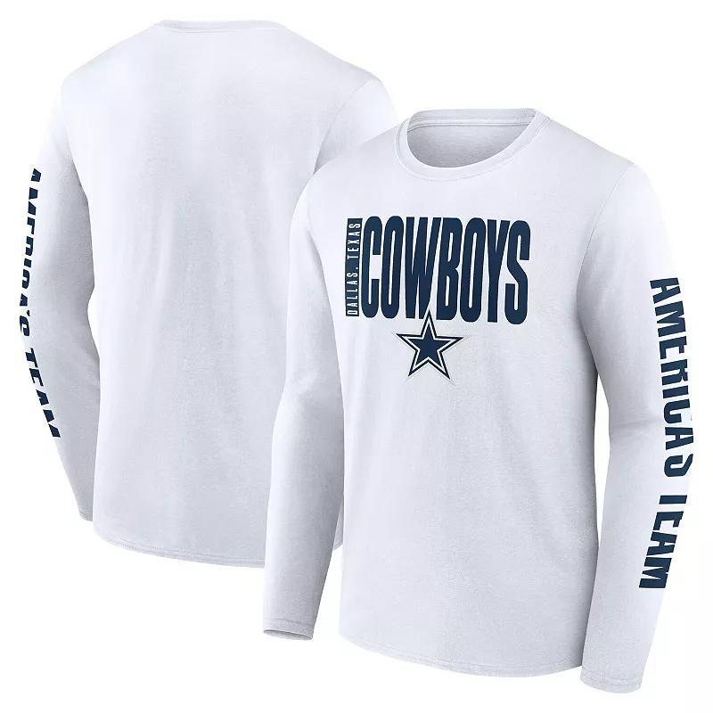 Mens Fanatics Dallas Cowboys Big & Tall Vision Long Sleeve T-Shirt Product Image