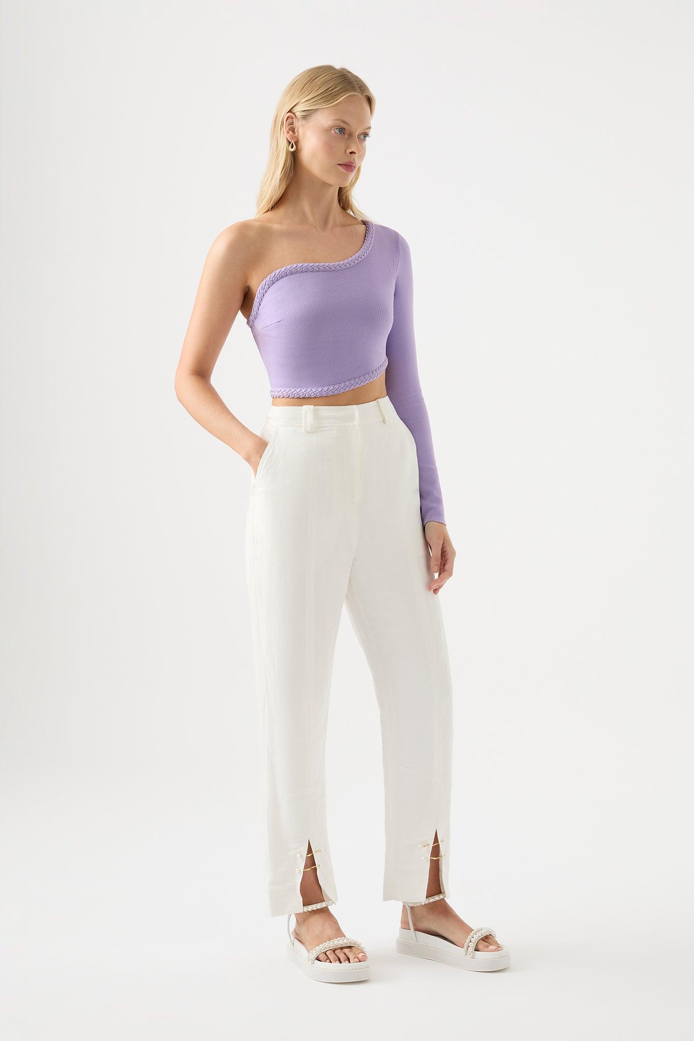 Zita Split Front Tapered Pant Product Image