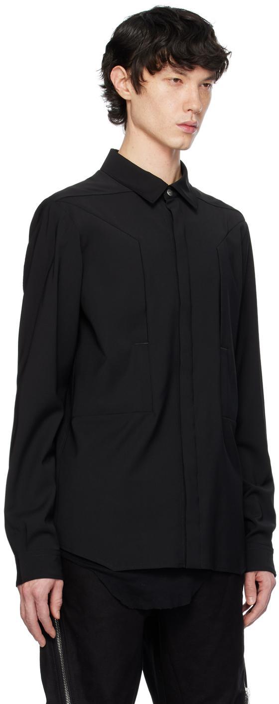 RICK OWENS Black Fogpocket Shirt In 09 Black Product Image