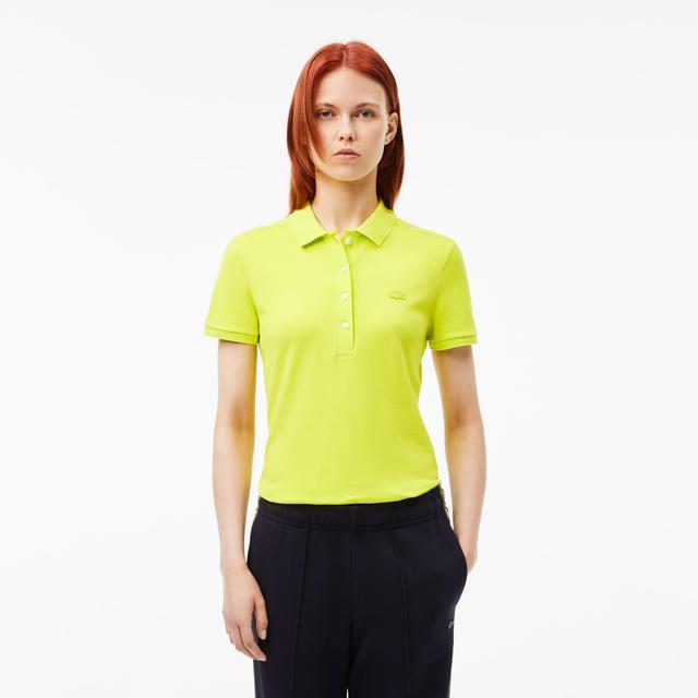 Women's L.12.D Slim Fit Stretch Mini Piqué Polo Product Image