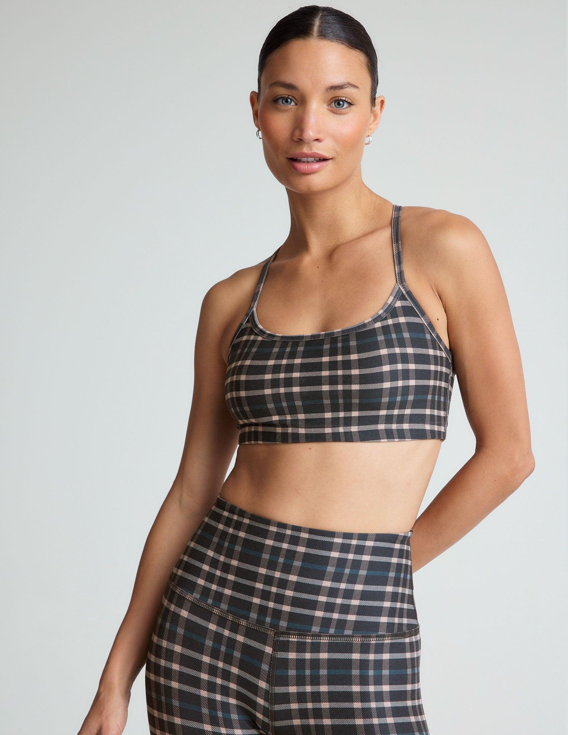 Preppy Plaid SoftMark Slim Racerback Bra Product Image