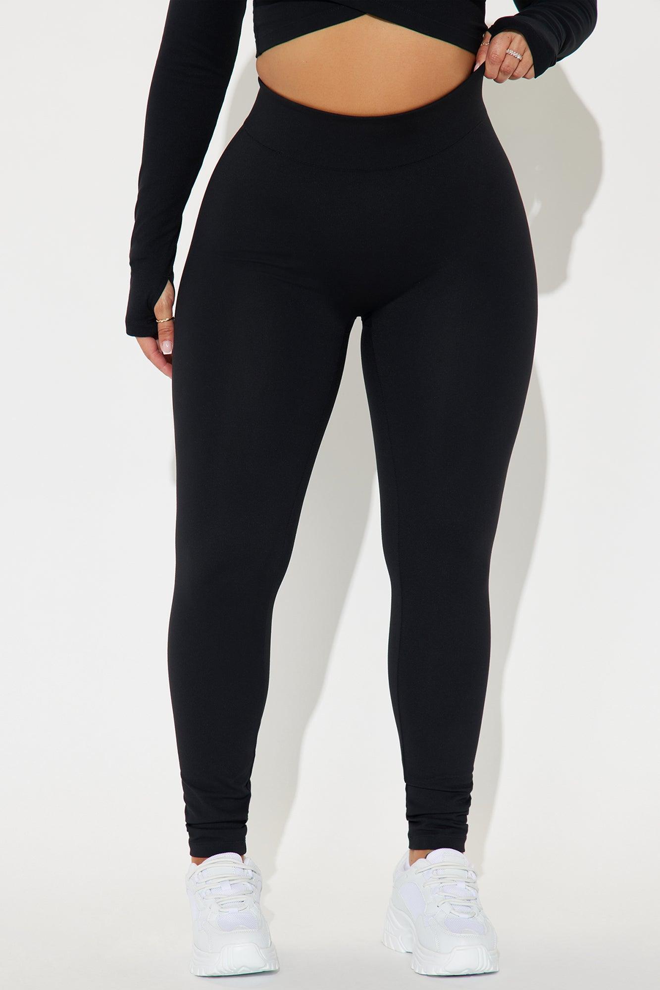 Sunrise Stretch Super Soft Active Legging - Black Product Image