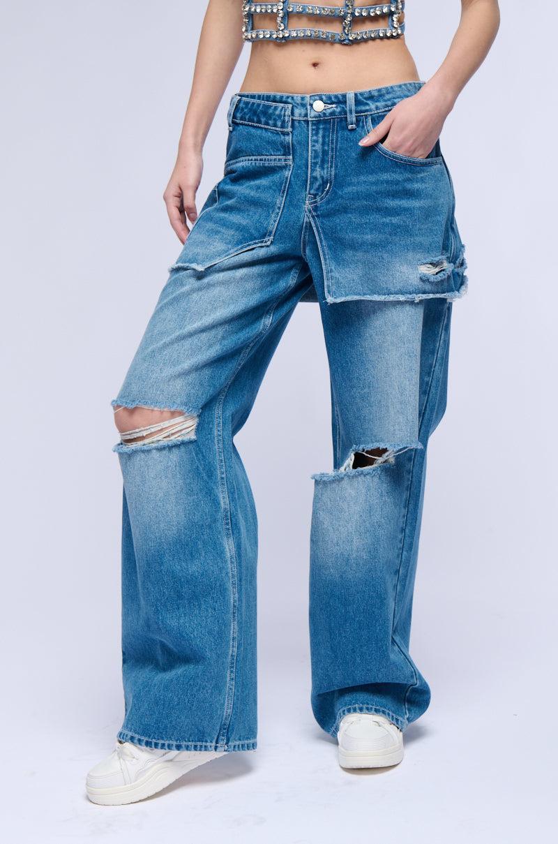 LETS TAKE A MOMENT DENIM JEAN Product Image