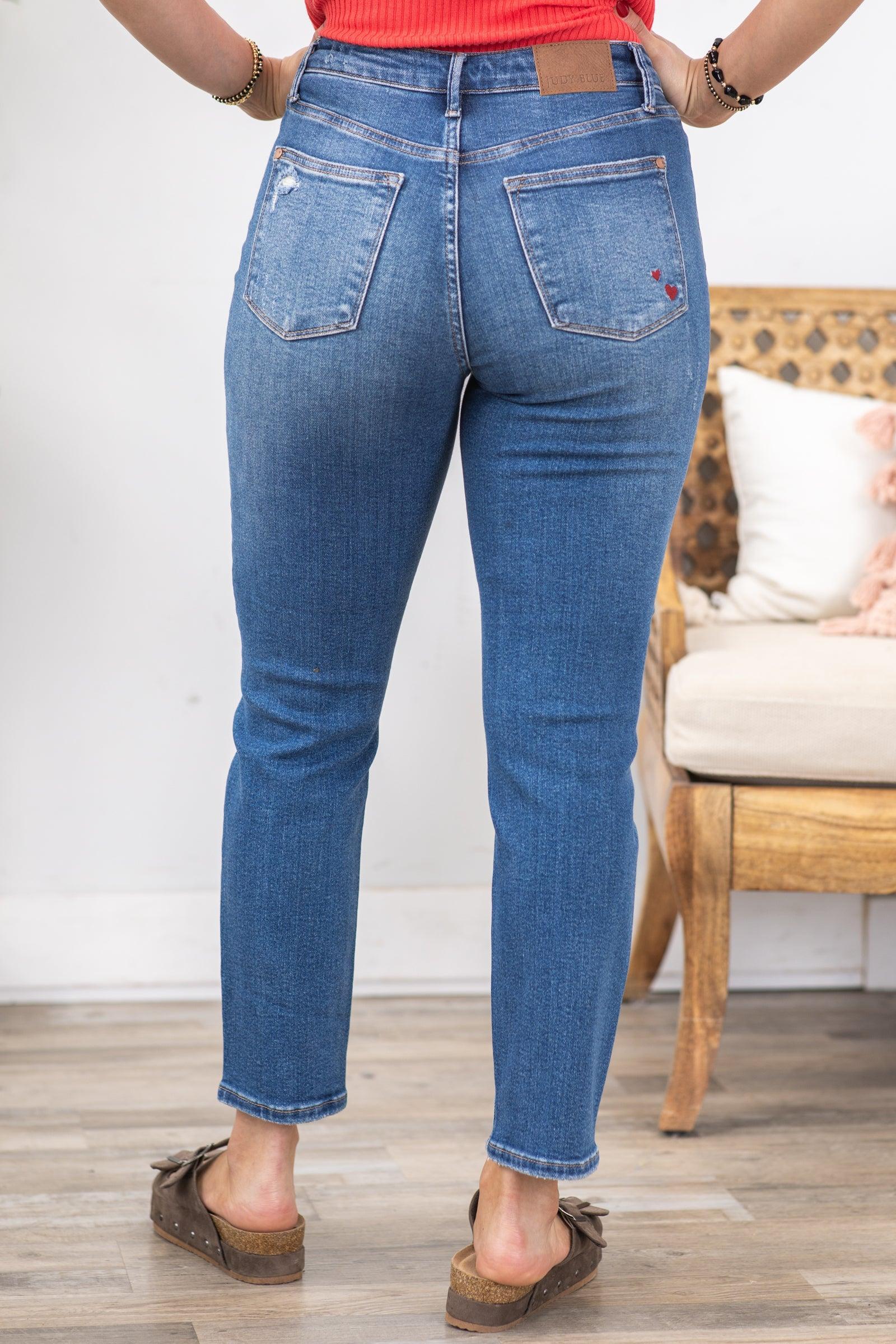 Judy Blue Queen Of Hearts Coin Pocket Jeans Product Image