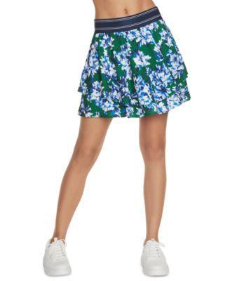 Skechers Womens Floral-Print Fairway Layered Skort Product Image