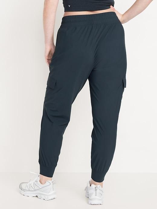 High-Waisted SleekTech Cargo Joggers Product Image