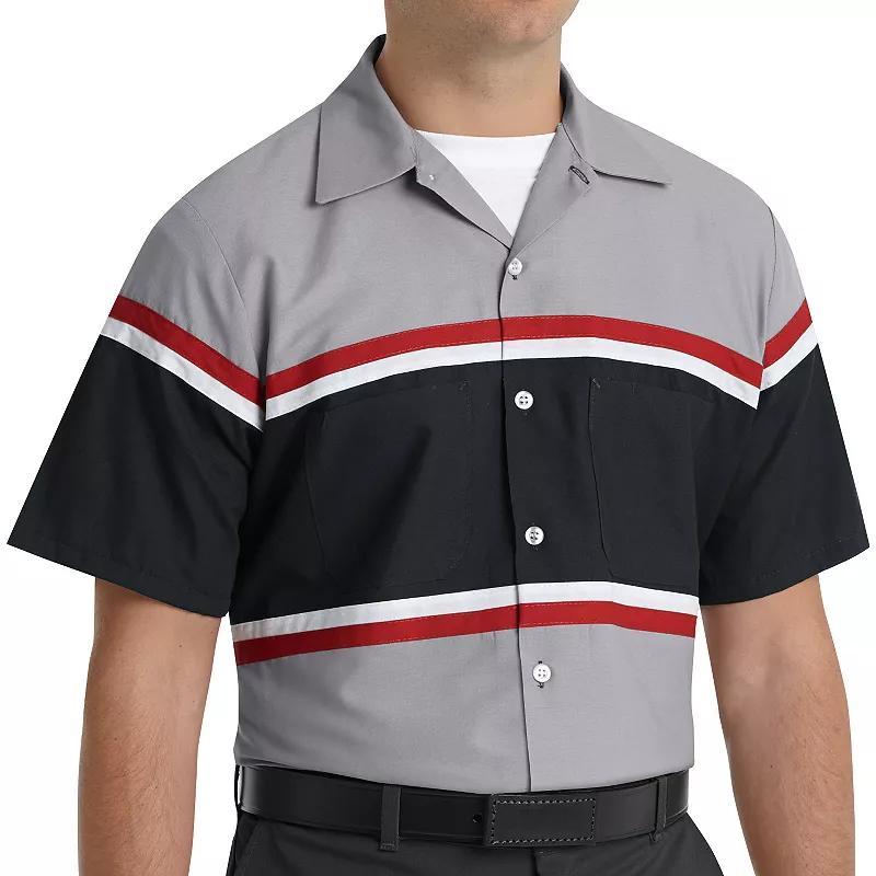 Mens Red Kap Classic-Fit Technician Button-Down Work Shirt Product Image