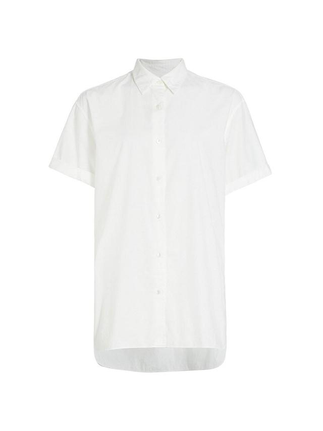 Womens Alban Cotton Poplin Short-Sleeve Shirt Product Image