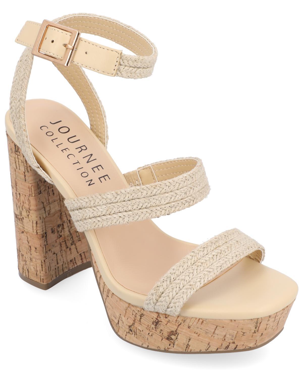 Journee Collection Womens Sienne Platform Sandals Product Image