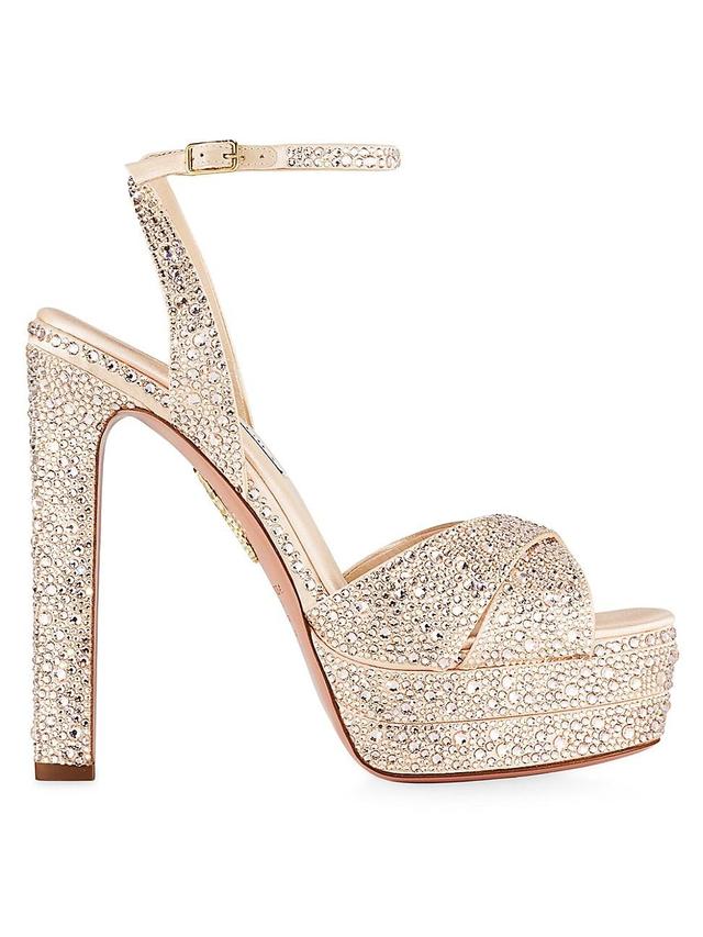 Womens Divine Crystal 130MM Platform Sandals Product Image