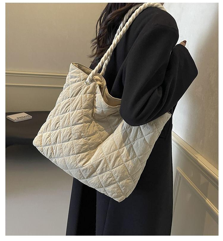 Plain Quilted Tote Bag product image