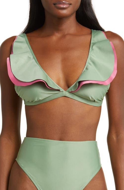 FARM Rio Ruffle Bikini Top Product Image