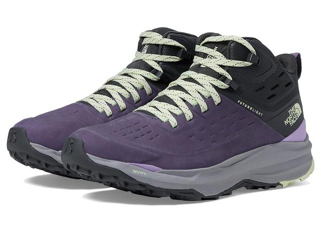 The North Face VECTIV Exploris 2 Mid FUTURELIGHT Leather (Lunar Slate/Asphalt Grey) Women's Shoes Product Image