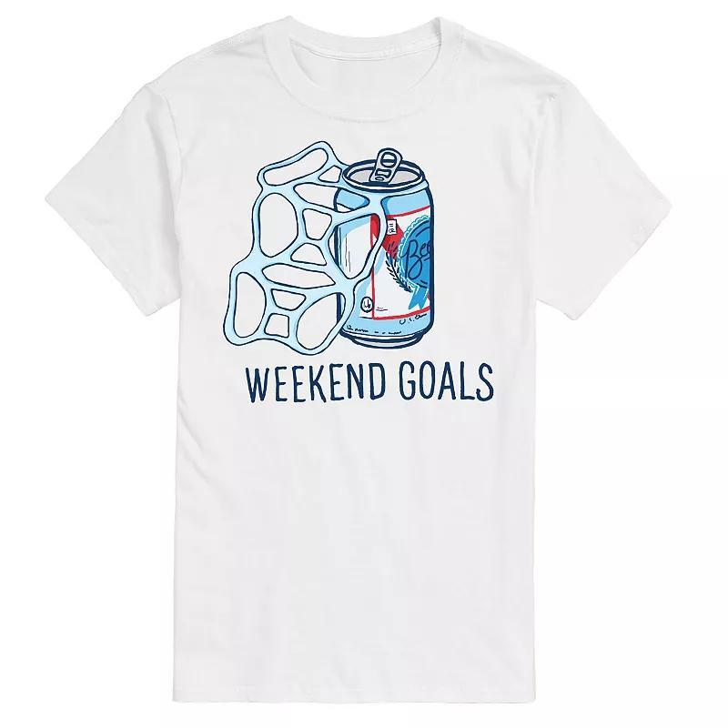 Big & Tall Weekend Goals Graphic Tee, Mens Product Image