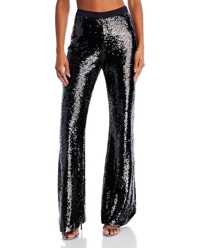 Womens Holiday Amy Sequin Flared Pants Product Image