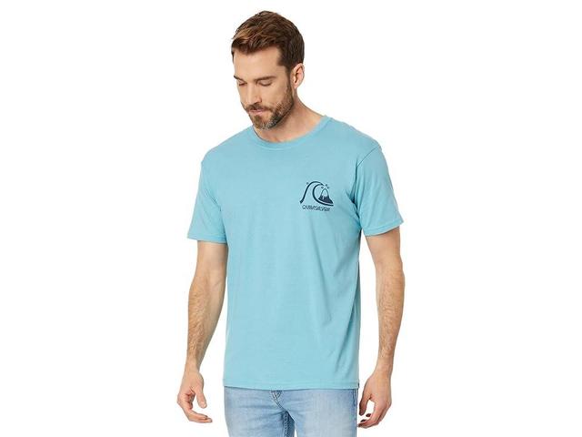 Quiksilver The Original Short Sleeve Tee (Reef Waters) Men's Clothing Product Image