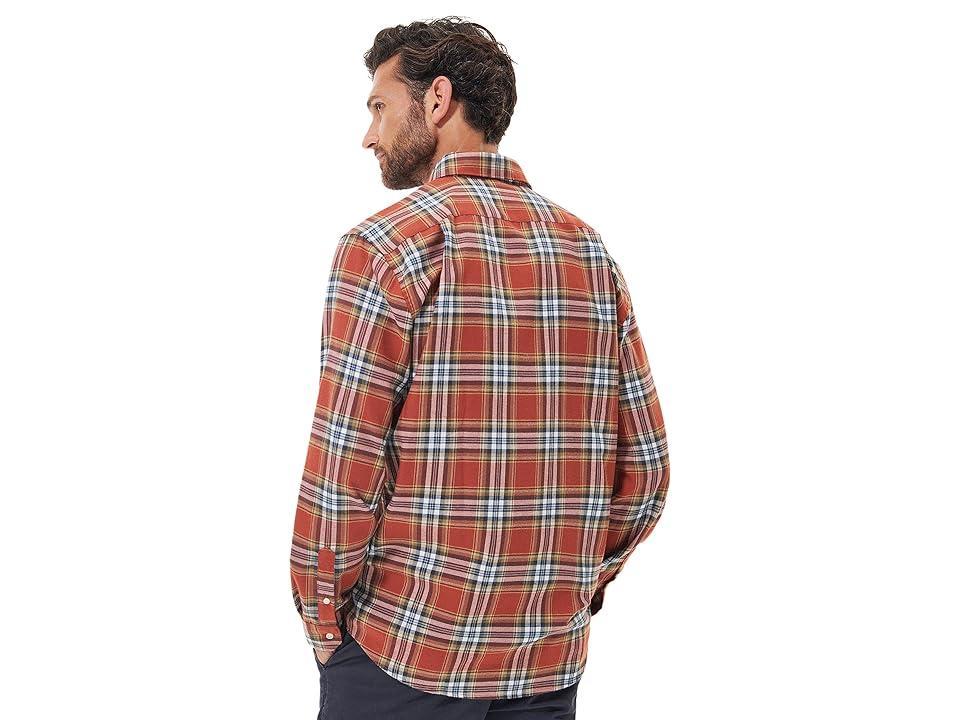 Barbour Barbour Singsby Thermo Weave Shirt (Rust) Men's Clothing Product Image