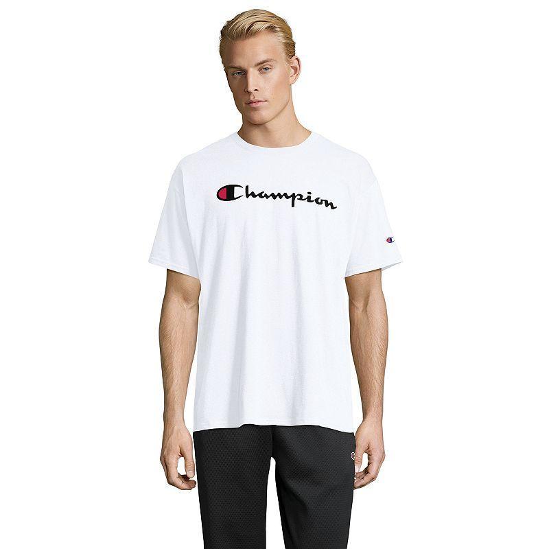 Champion Mens Script Logo T-Shirt Product Image