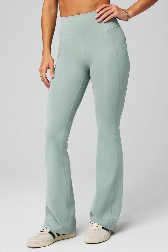 Oasis PureLuxe High-Waisted Pocketed Kick Flare Product Image