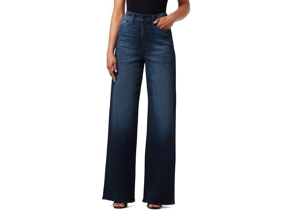 Womens The Mia High-Rise Stretch Wide-Leg Jeans Product Image