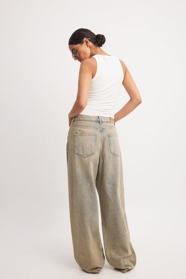 Loose Low Waist Long Jeans Product Image