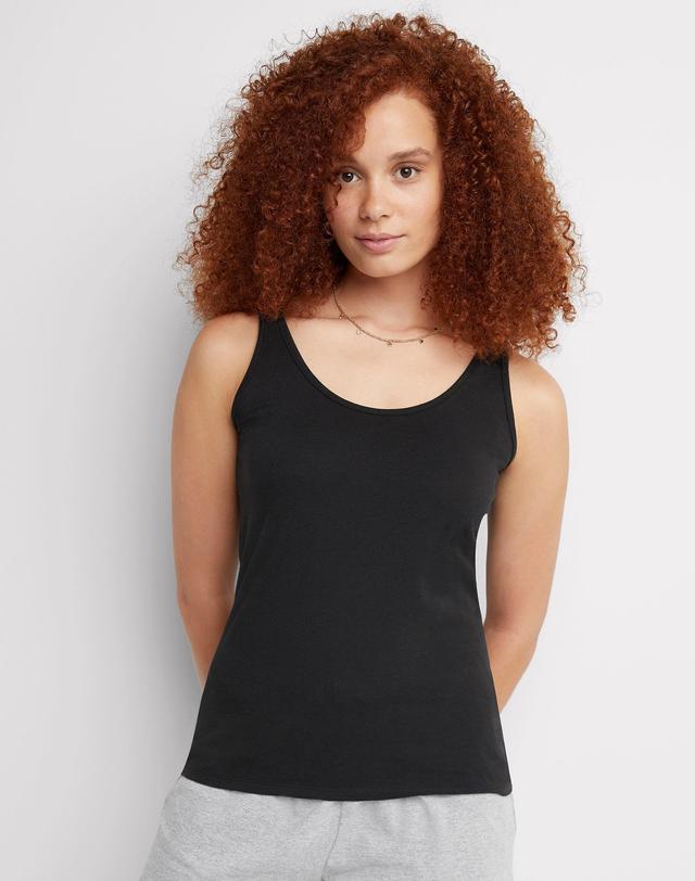 Womens Hanes Basic Essential Tank Top Product Image