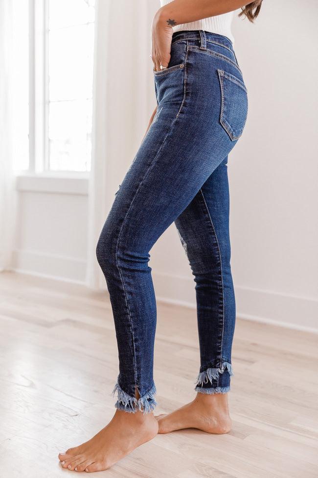 Jamie Dark Wash Skinny Jeans FINAL SALE Product Image