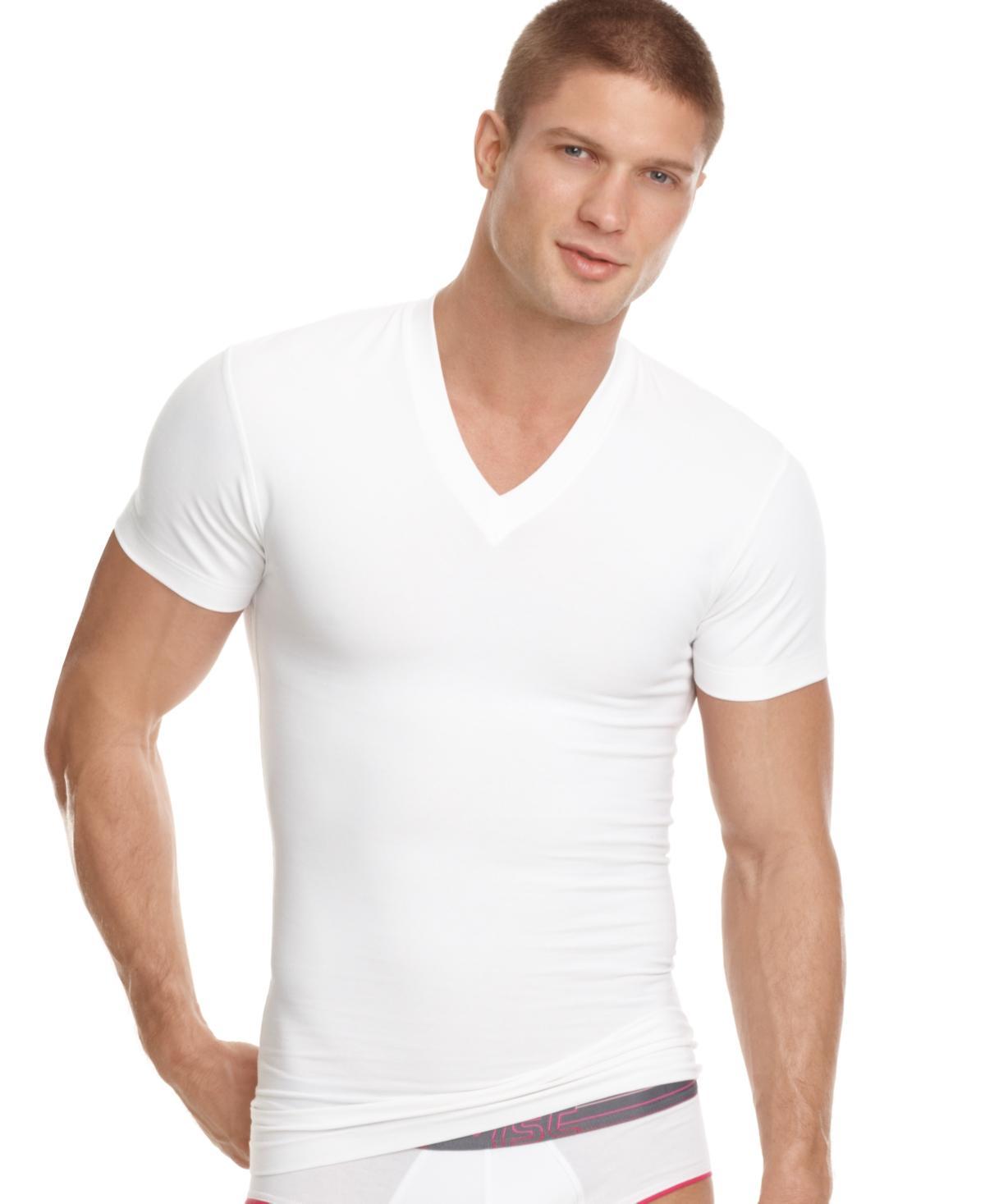 2(x)ist Mens Shapewear V-Neck T-Shirt Product Image