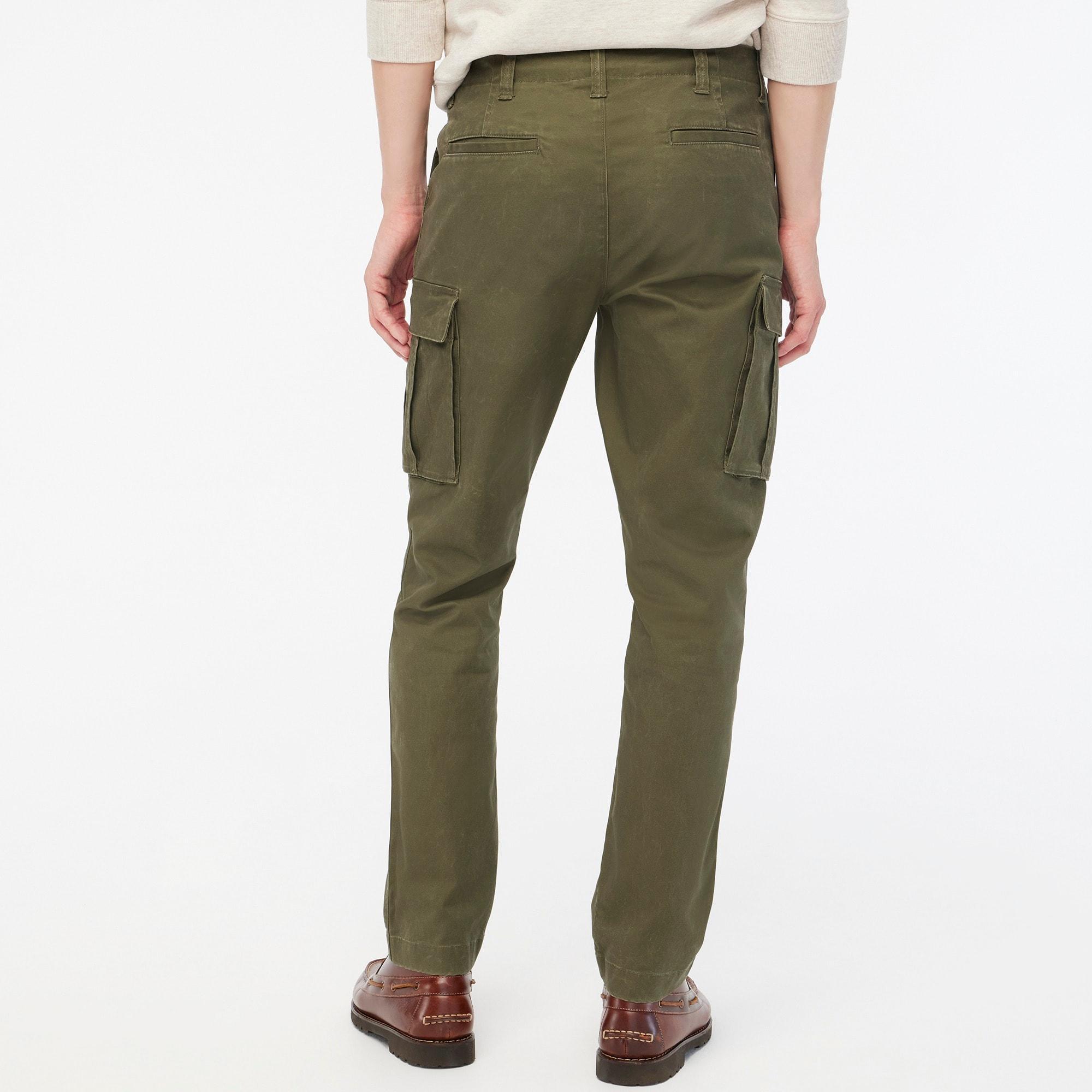 Straight-leg twill cargo pant Product Image