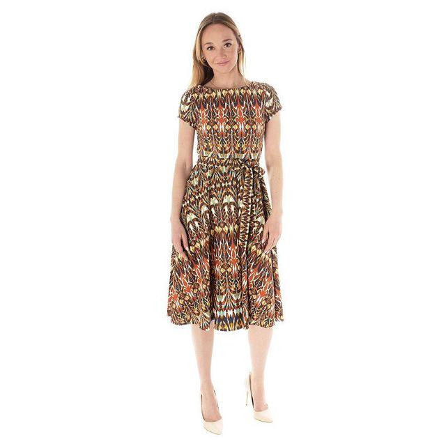 Womens Maison Tara Printed Fit And Flair Dress Product Image