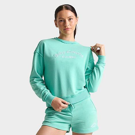 Juicy Couture Womens French Terry Crewneck Sweatshirt Product Image