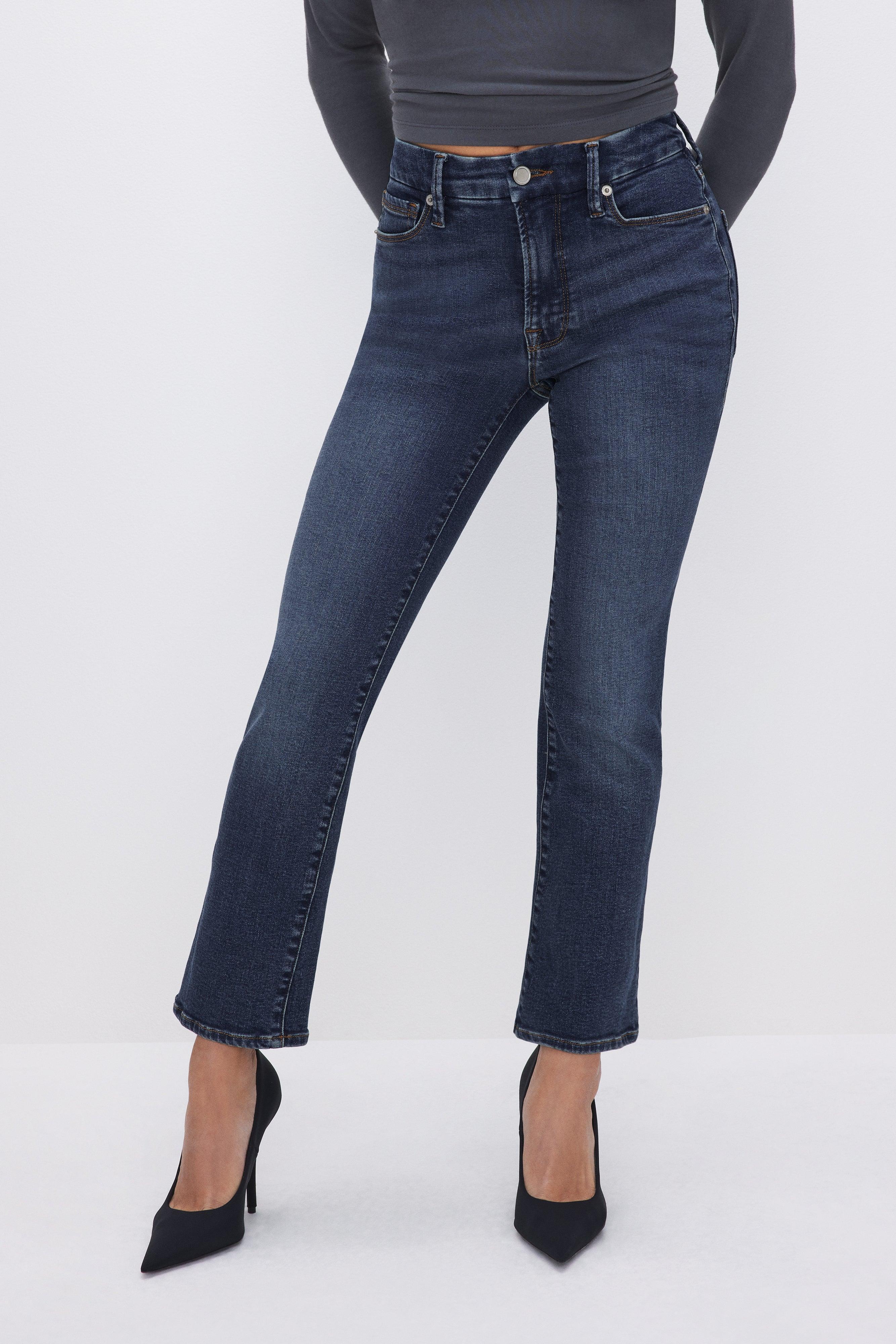 GOOD PETITE STRAIGHT JEANS | BLUE004 Product Image