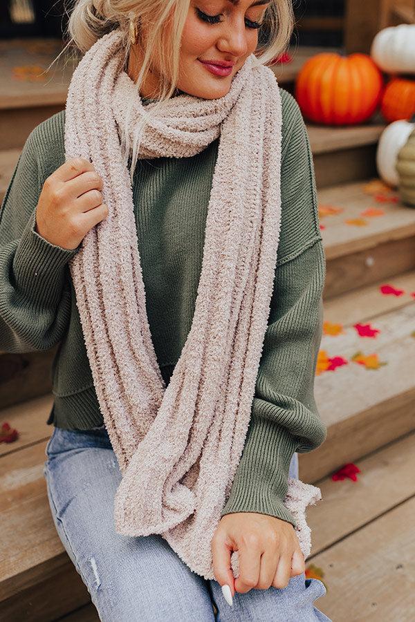 Autumn Treasure Knit Scarf In Birch Product Image