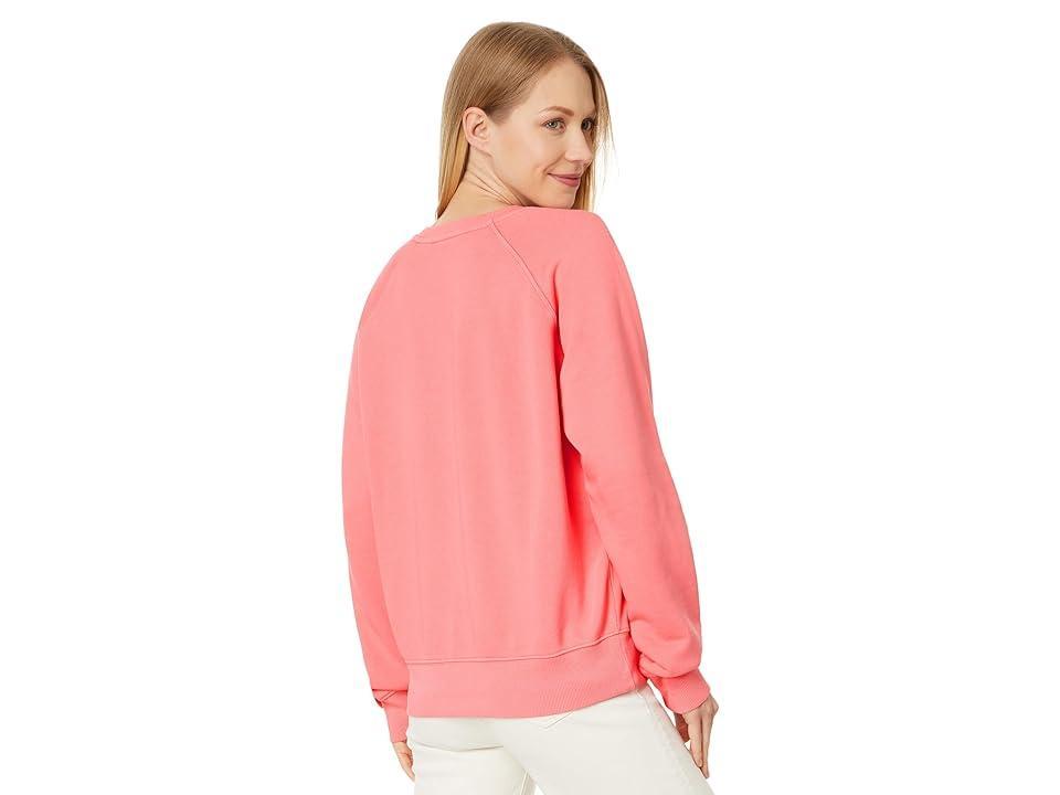 Vineyard Vines Crewneck Sweatshirt (Jetty Red) Women's Sweater Product Image