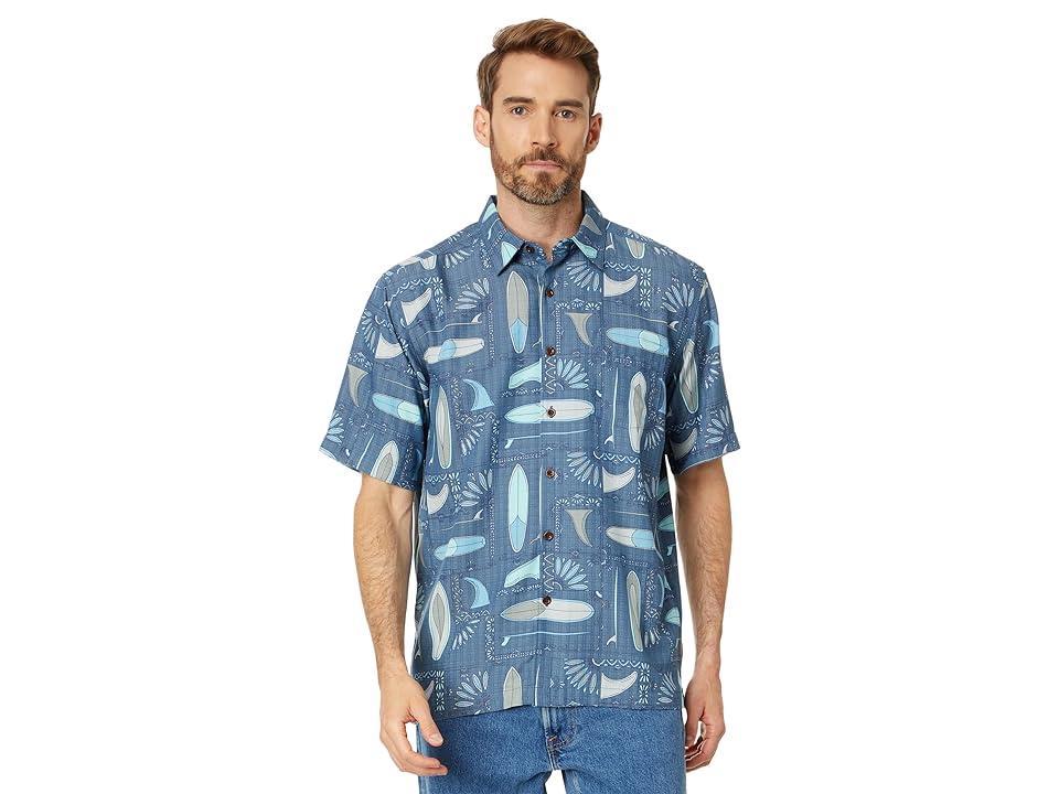 Quiksilver Waterman Long Boards Short Sleeve Woven (Longboards Ensign ) Men's Clothing Product Image