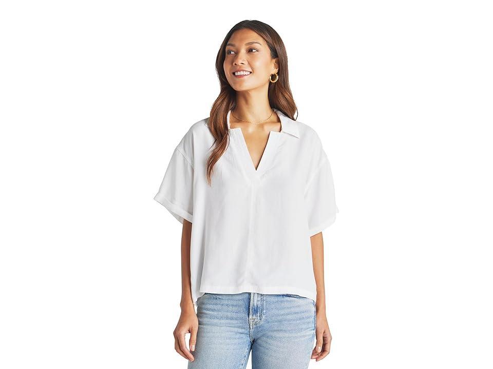 Womens Kailyn Short-Sleeve Poplin Top Product Image