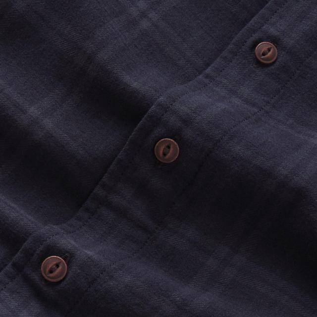 Arcadian Plaid Shirt - Blue Navy Product Image