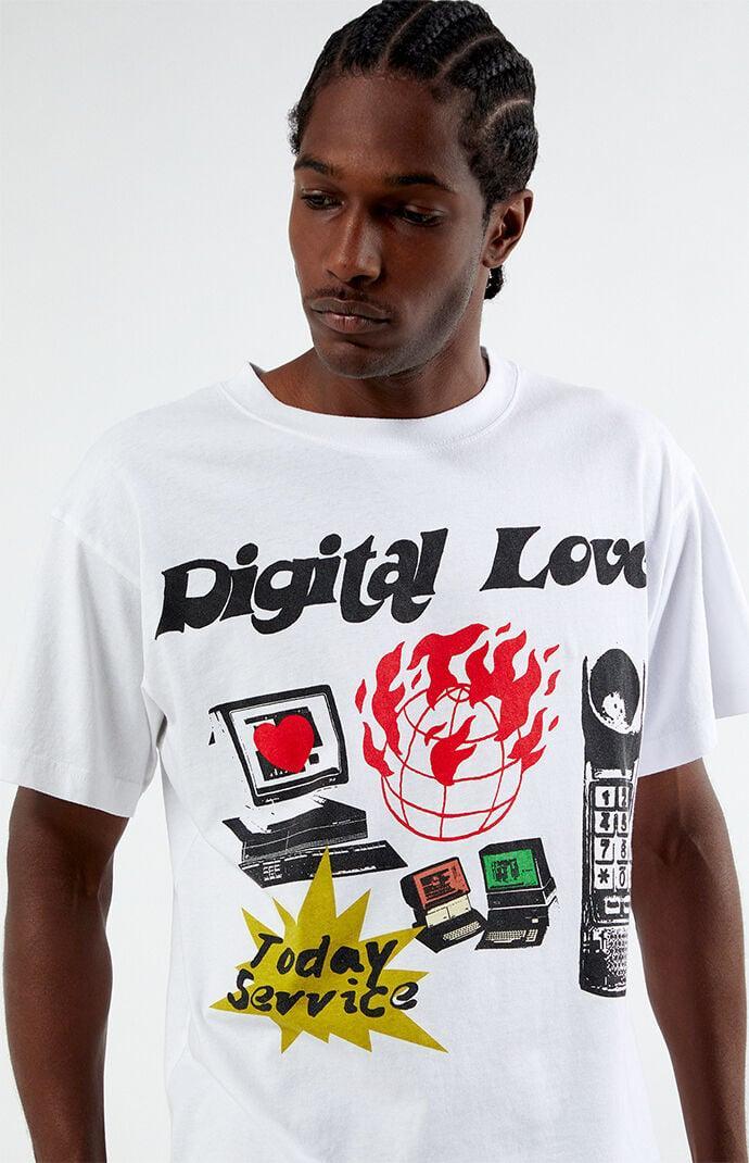 Men's Digital Love Oversized T-Shirt Product Image